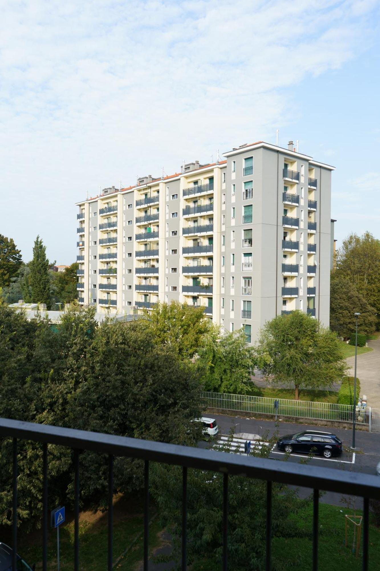 2Min Metro Rossa-20Min San Siro-Ac-Parcheggi Appartement Milaan Buitenkant foto